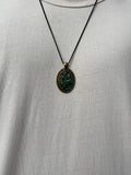 MYSTIC GLOW ANTIQUE RESIN NECKLACE