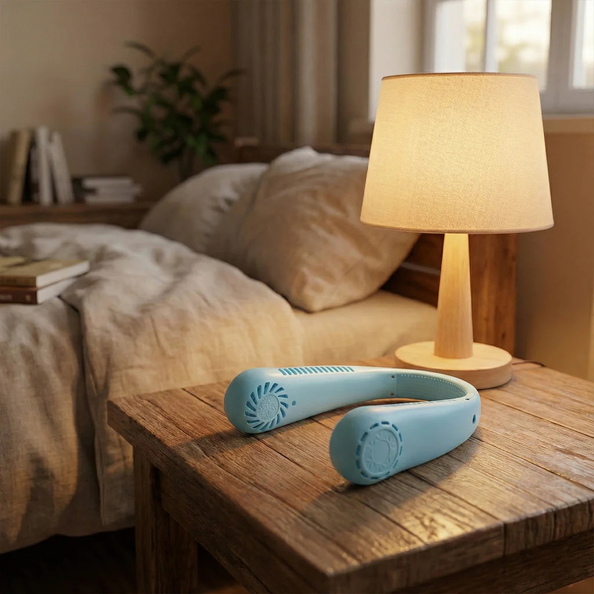 Rechargeable Hanging Neck Fan (1 Pc)