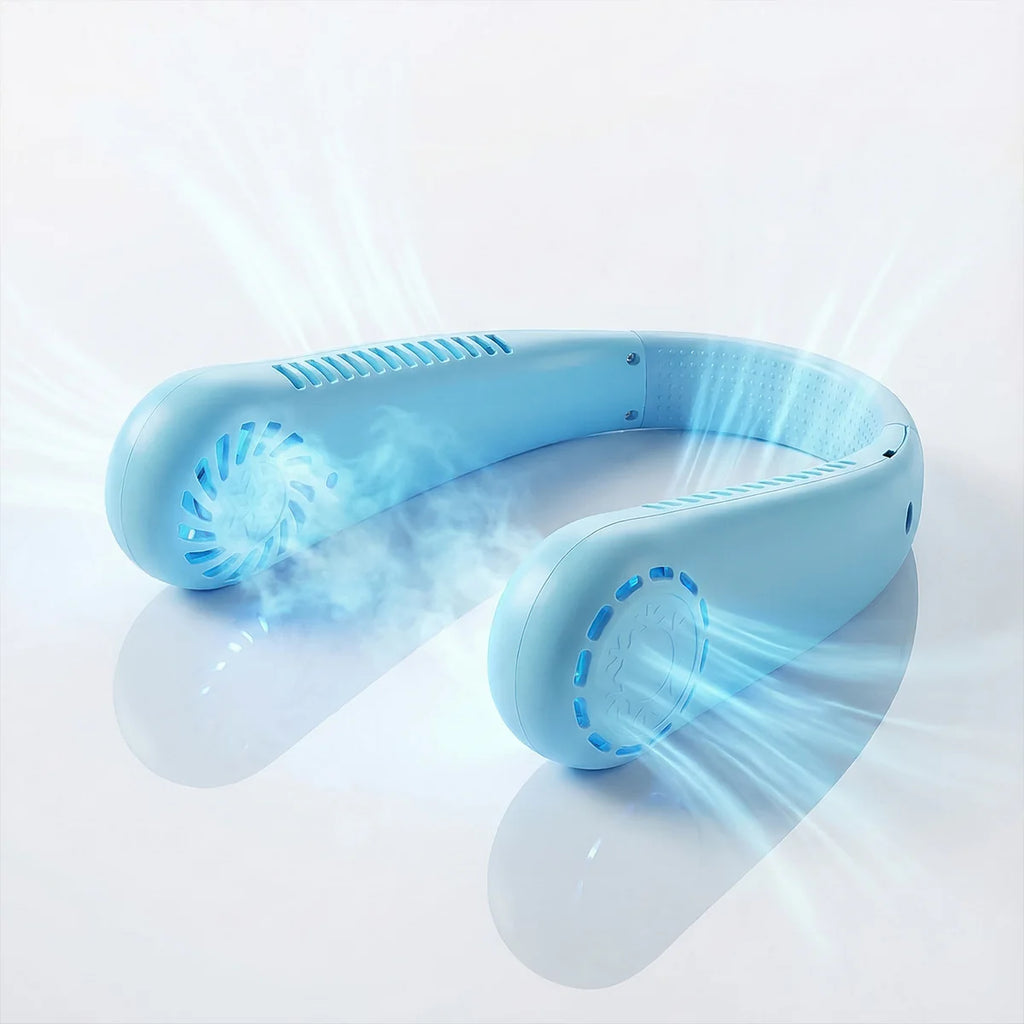 Rechargeable Hanging Neck Fan (1 Pc)