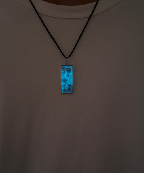 Aqua Glow Bar Pendant