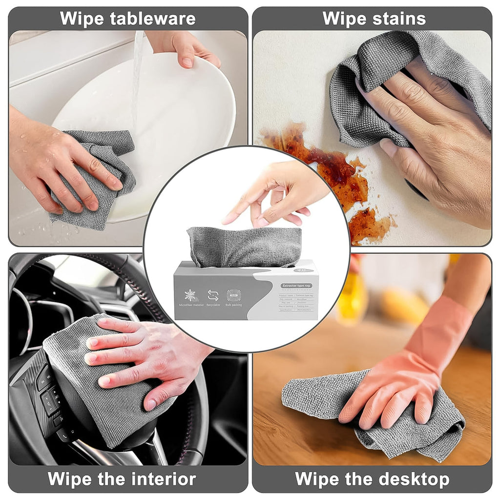 Reusable Magic Cleaning Rag Set (20 PCS) – Super Absorbent Multipurpose Kitchen Cloth